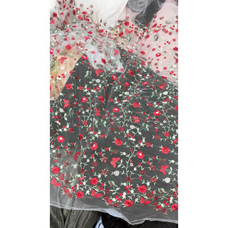 Vải ren thêu cap cấp 200k/3m khổ 1,5