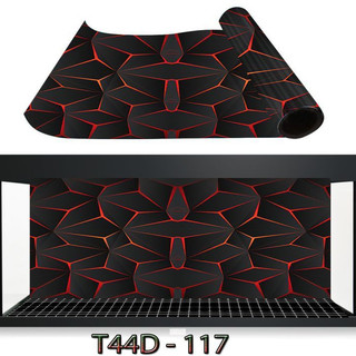 Tranh 3d bể cá cảnh - tranh bể cá sẵn keo dán - tặng kèm bộ dụng cụ dán