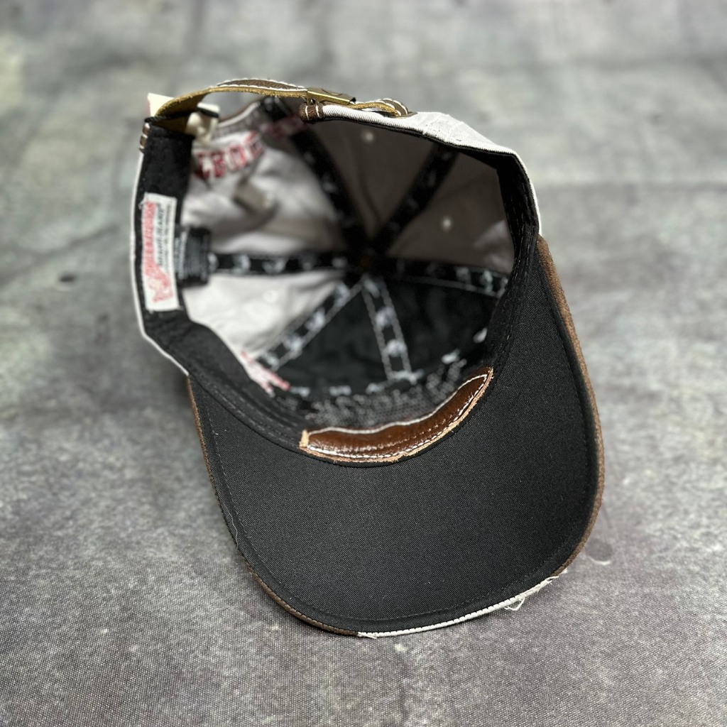 Nón ông địa true mũ địa đàng mũ 1.1 có rách bụi thêu full cực chất