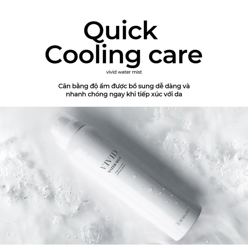 Xịt khoáng phun sương Bebalance Vivid Water Mist phiên bản nâng cấp