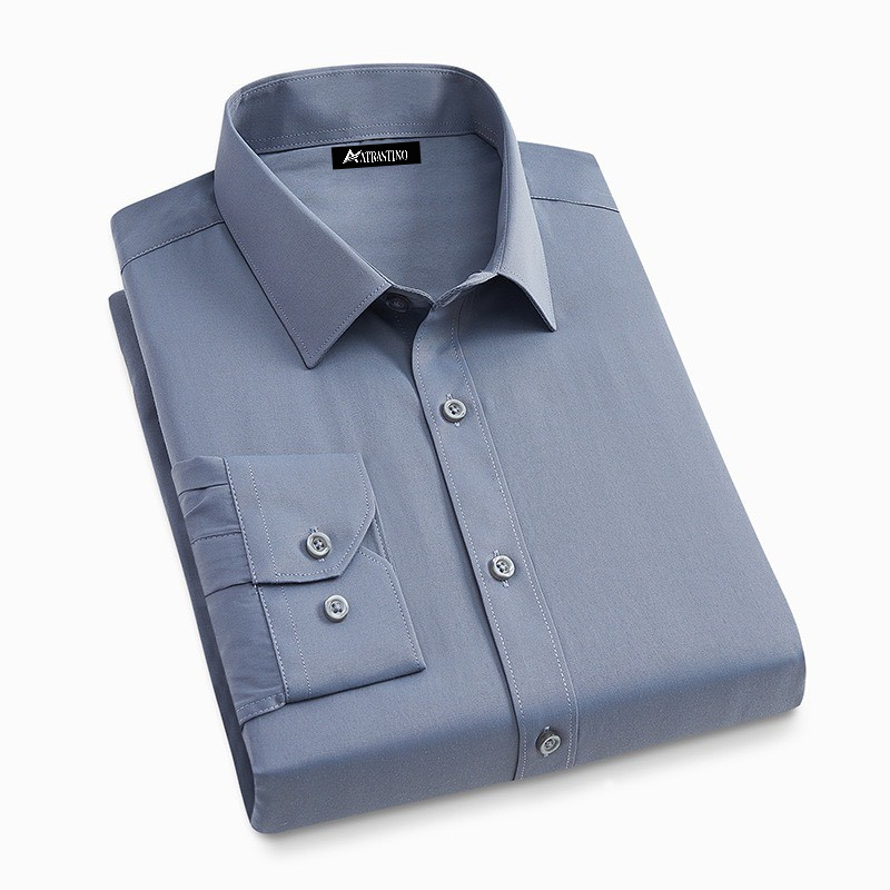 Áo sơ mi nam N1LUXURY dài tay dáng ômChất liệu lụa , không nhăn, không xù , thoáng mát, thấm hút mồ hôi co dãn nhẹ