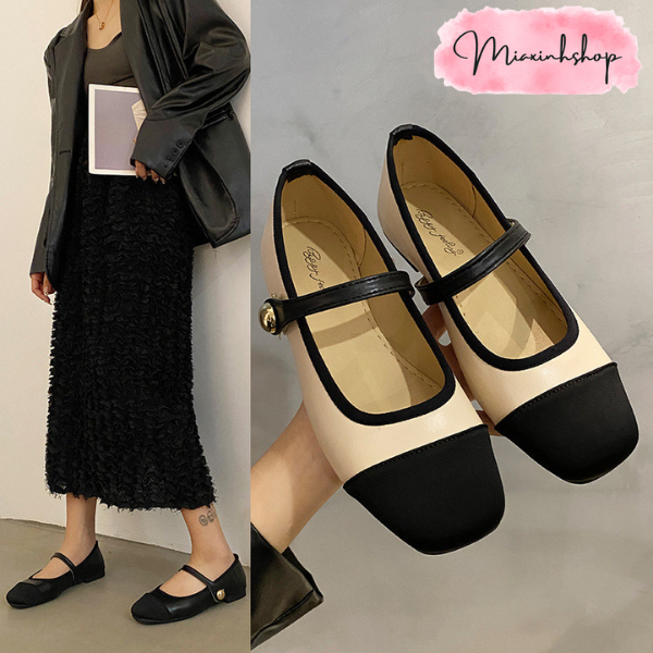 Giày búp bê da mềm đế bệt LOẠI 1 FULL HỘP đi êm chân siêu xinh