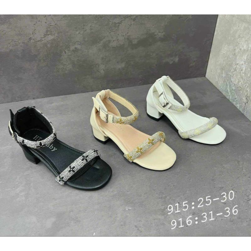 sandal cao gót cho bé full box