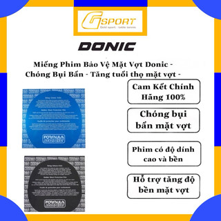 Miếng Phim Dán Bảo Vệ Mặt Vợt Donic Cao Cấp - Miếng Phim Chóng Bụi Bẩn Mặt Vợt - Phim Có Độ Dính