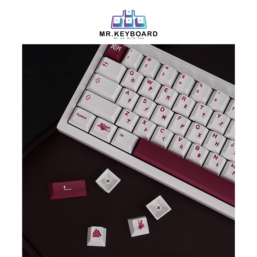 Keycap PBT - Keycap Blood Sacrifice 125 nút cho bàn phím cơ - Nút bàn phím