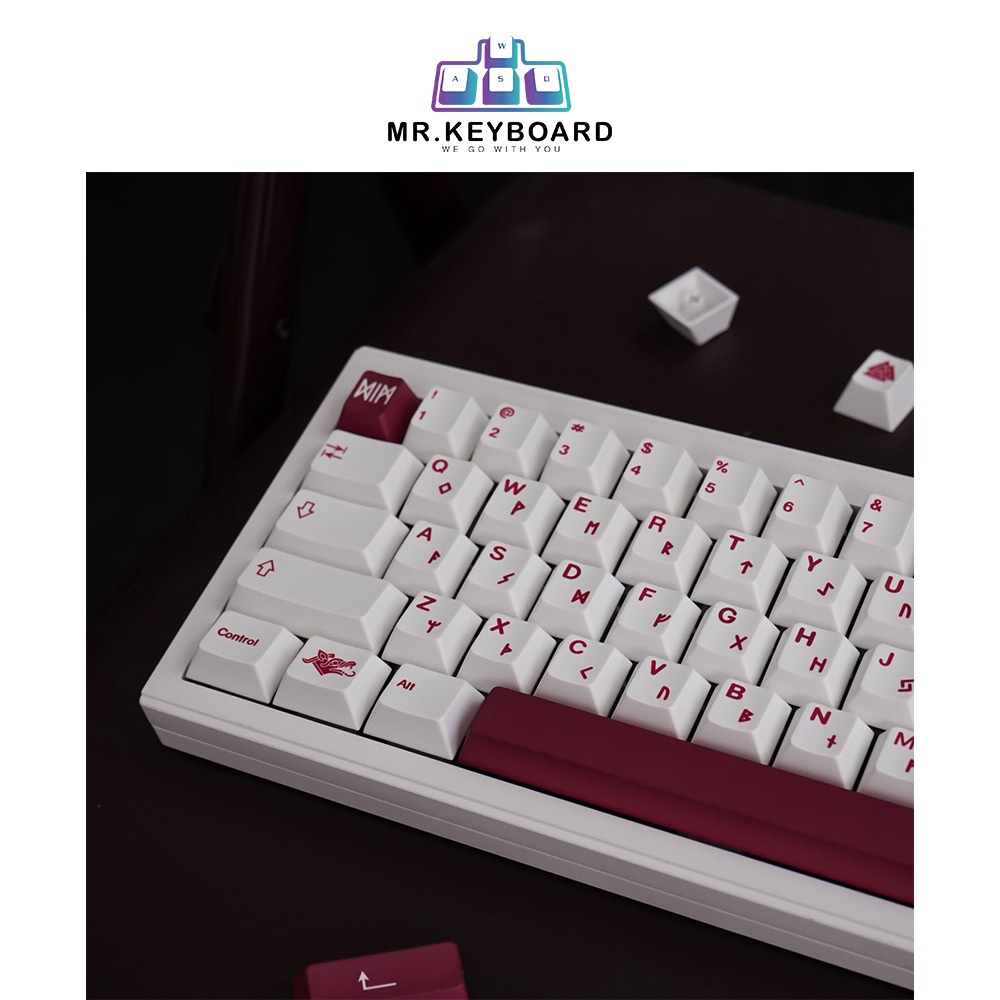 Keycap PBT - Keycap Blood Sacrifice 125 nút cho bàn phím cơ - Nút bàn phím