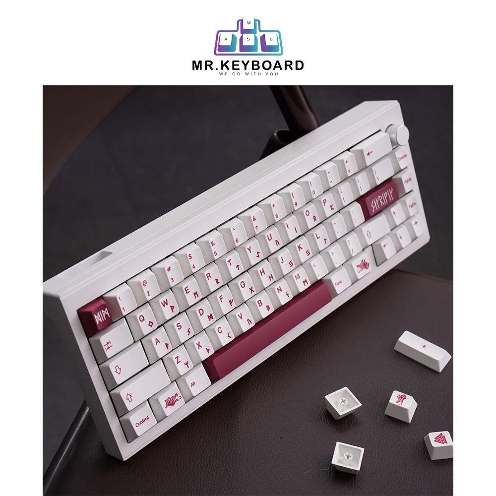 Keycap PBT - Keycap Blood Sacrifice 125 nút cho bàn phím cơ - Nút bàn phím