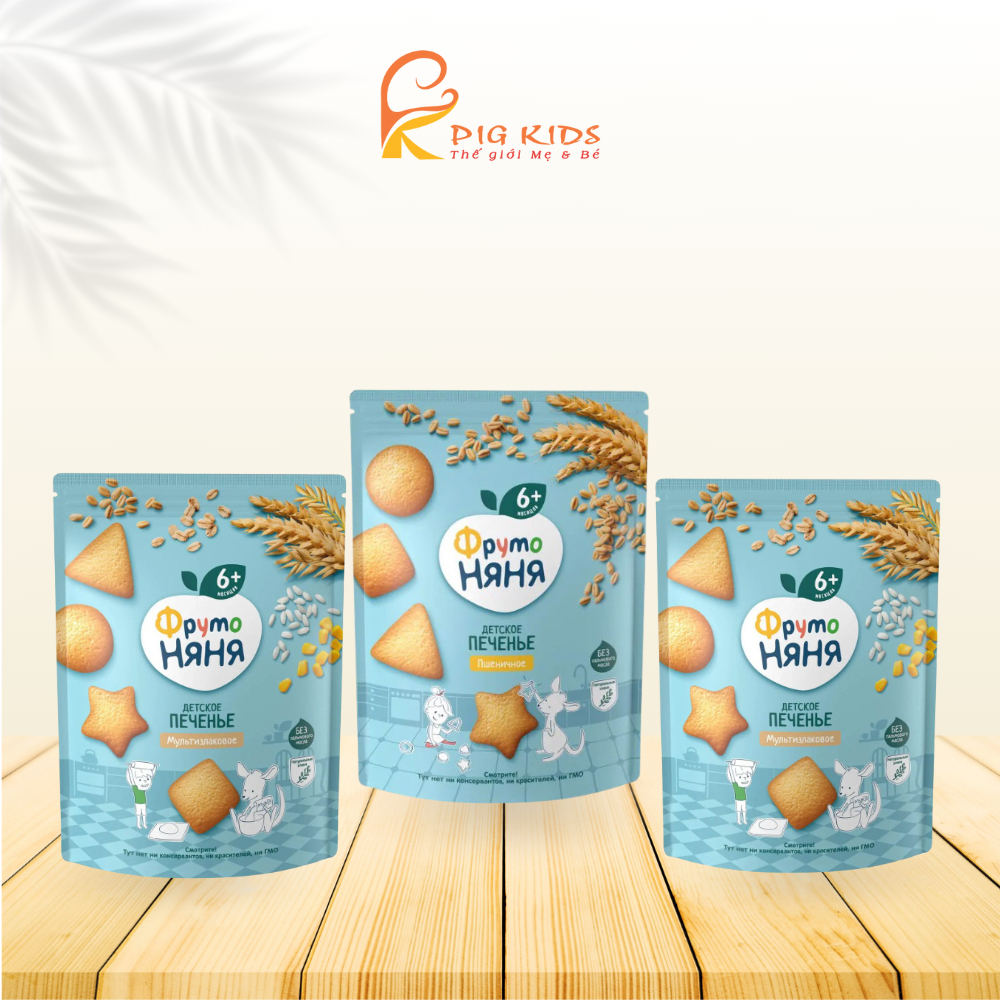 Bánh Ăn Dặm Fruto Nga Cho Bé 120gr
