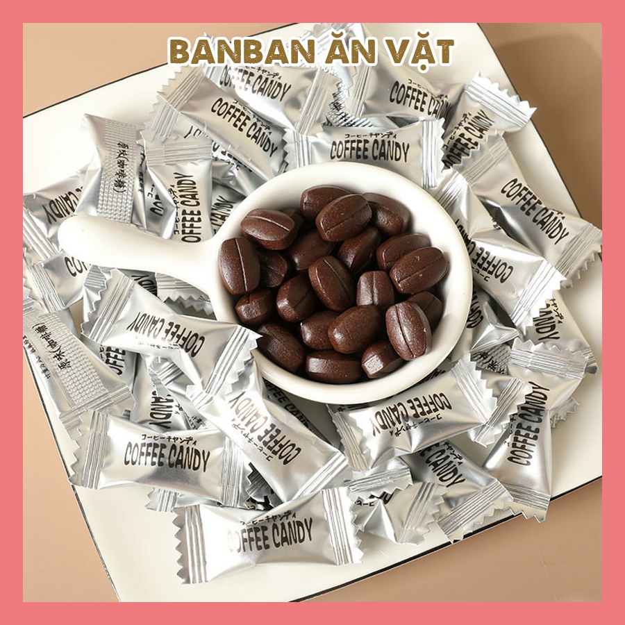 Kẹo ngậm vị trái cây, kẹo cafe Coffee Candy mix vị Viên Nén Không Đường Đài Loan