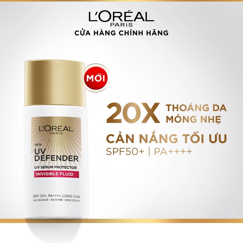 Kem chống nắng L'Oreal x20 UV Defender Serum 50ml SPF 50++