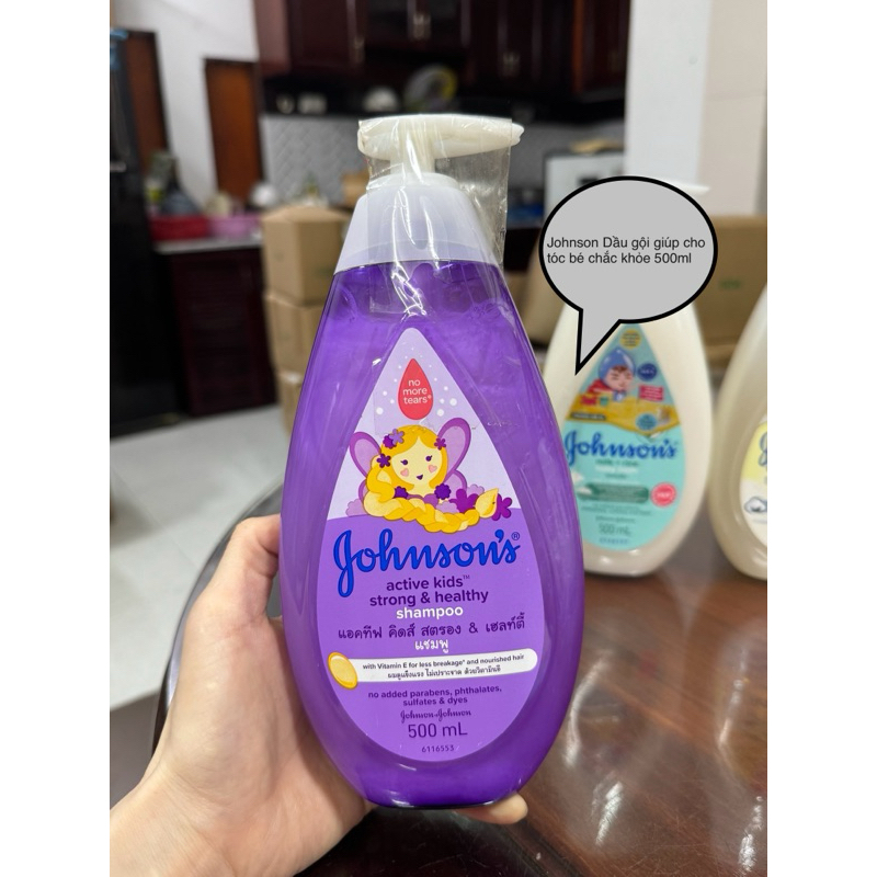 Sữa Tắm- Dầu Gội  Johnson's Baby toàn thân Mềm Mịn, An toàn dịu nhẹ giúp cân bằng pH cho bé 500ml-200ml