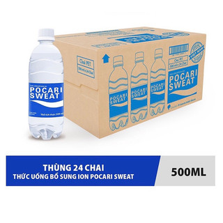 Thùng 24 chai thức uống bổ sung ion Pocari Sweat 500ml