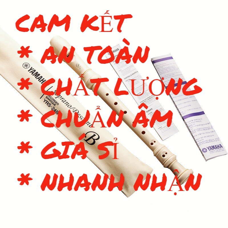 Sáo Yamaha VN 8 lỗ..tone C bấm Baroque