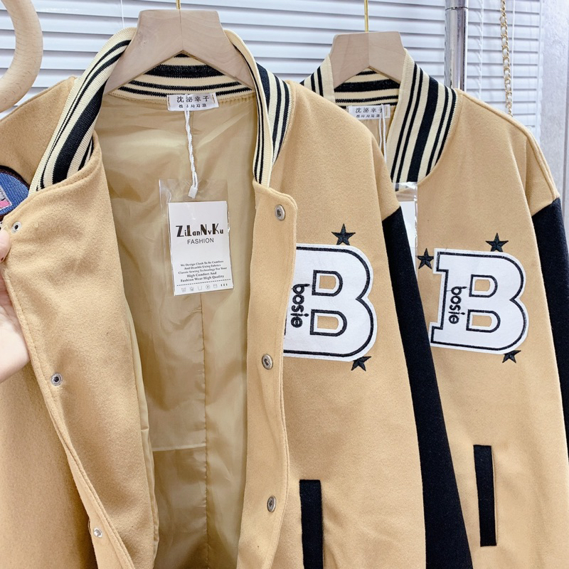 Áo Khoác Dạ Bomber Quảng Châu Xịn Xò Sang Chảnh