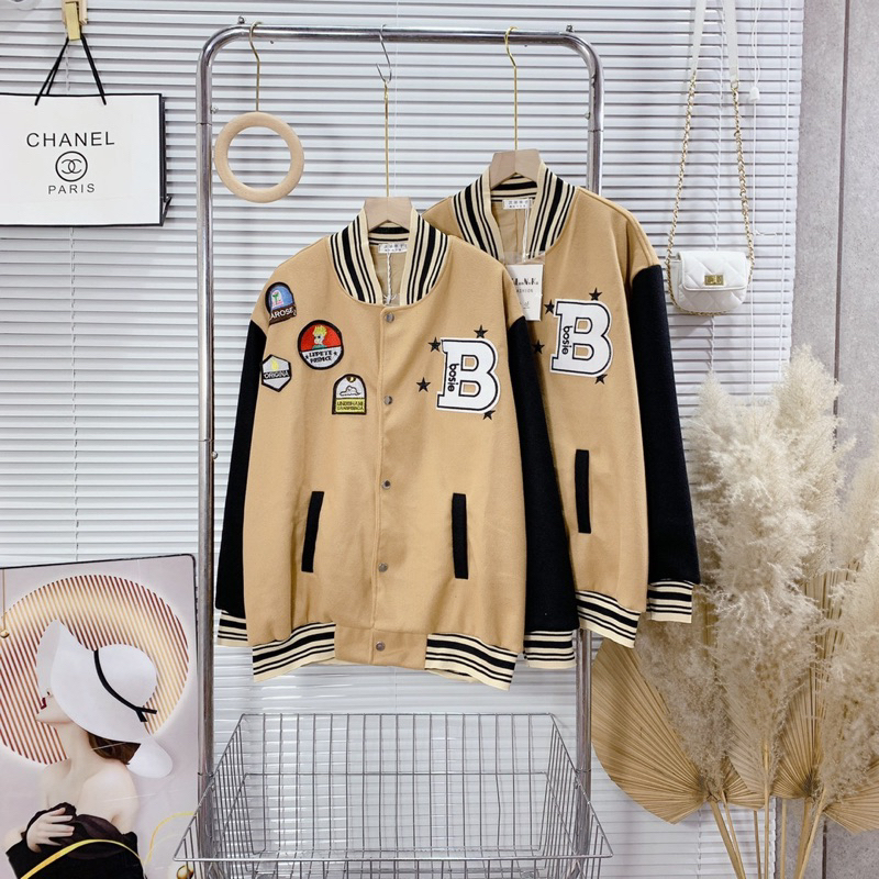 Áo Khoác Dạ Bomber Quảng Châu Xịn Xò Sang Chảnh
