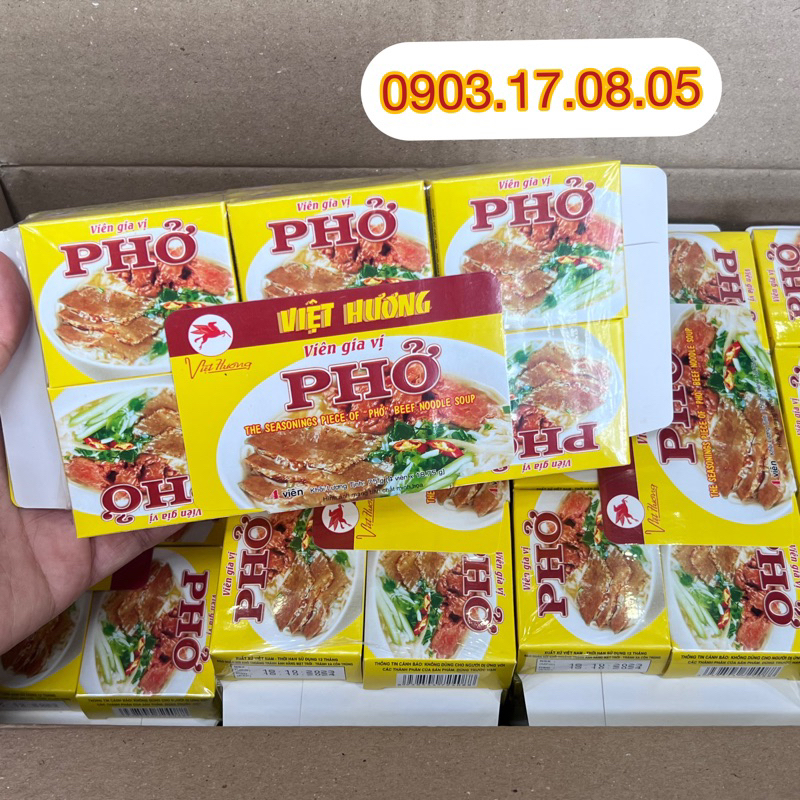 Viên gia vị PHỞ BÒ Việt Hương