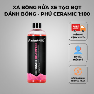Dung dịch phủ bóng FANTASTIC XML, tạo bọt tuyết rửa xe không chạm, phủ Ceramic, chai 500ML