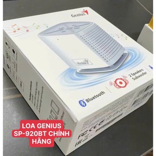 Loa bluetooth genius sp-920bt white - hàng chính hãng