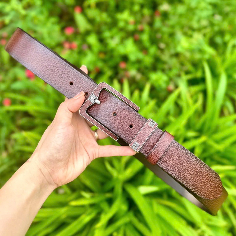 Dây Lưng Da Bò Nguyên Miếng Mặt Khoá Hợp Kim Chống Trầy -Chống Xước