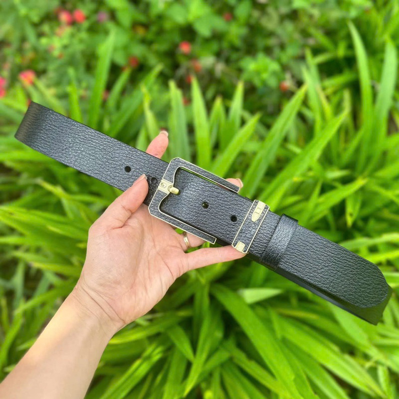 Dây Lưng Da Bò Nguyên Miếng Mặt Khoá Hợp Kim Chống Trầy -Chống Xước