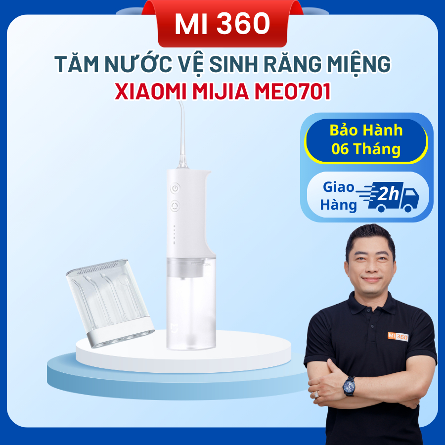 Tăm Nước Vệ Sinh Răng Miệng Xiaomi Mijia MEO701 Chính Hãng - BH 6 Tháng