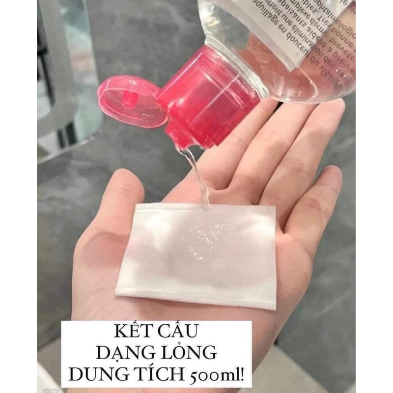 TẨY TRANG BIO XANH / HỒNG CHAI 500ML