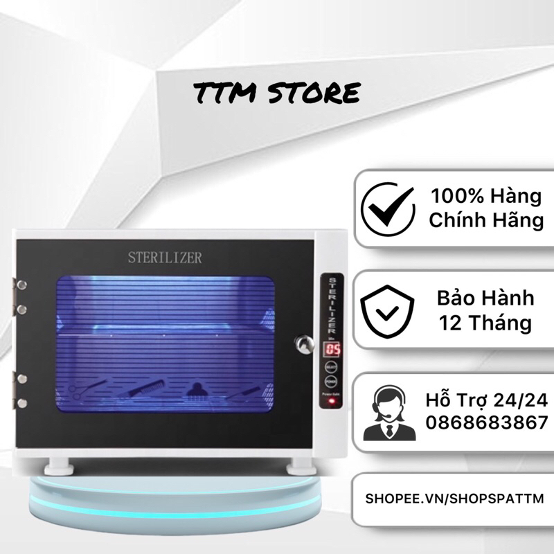 Tủ Tiệt Trùng UV Tiệt Trùng, Diệt Khuẩn Dụng Cụ Spa, Y Tế, Bình Sữa, Đồ Nhựa...