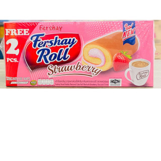 Bánh bông lan fershay roll vị dâu tây 240g thái lan