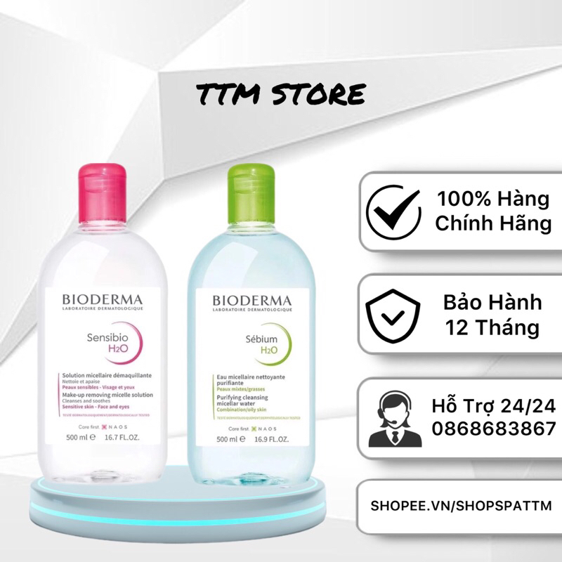 Nước Tẩy Trang Bio 500ml Chính Hãng
