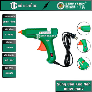 Súng Bắn Keo Nến, Dụng Cụ Bắn Keo Điện Lớn Công Suất 100W-240V 031303100 Berrylion nhựa hợp kim dụng để cố định sản phẩm