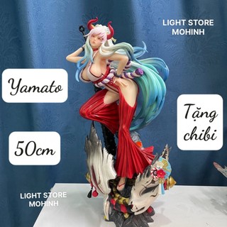 Mô hình nhân vật yamato trong anime one piece, sưu tầm trang trí decor, bộ quà tặng, light store mohinh