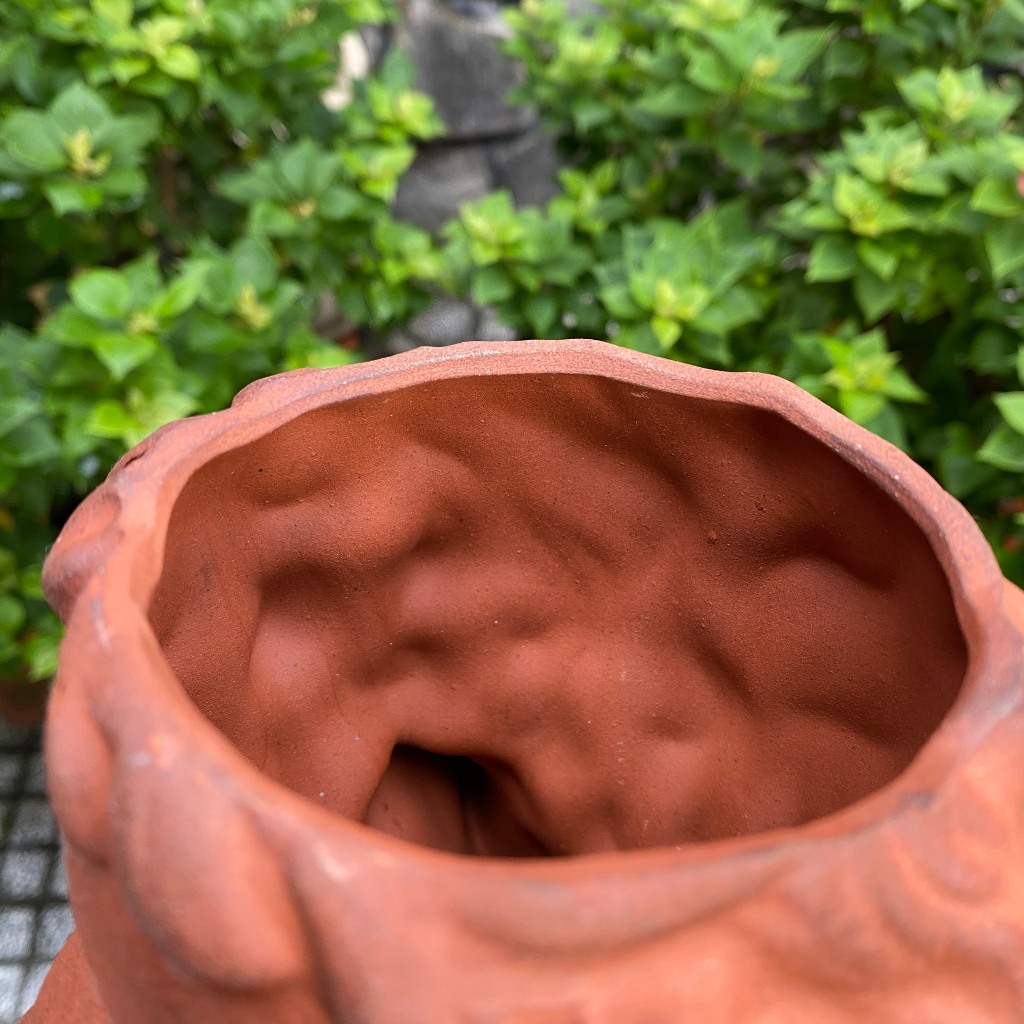 Chậu đất nung - Chậu trồng sen đá, xương rồng - Chậu thiên thần xòe cánh miệng 8cm, cao 15cm