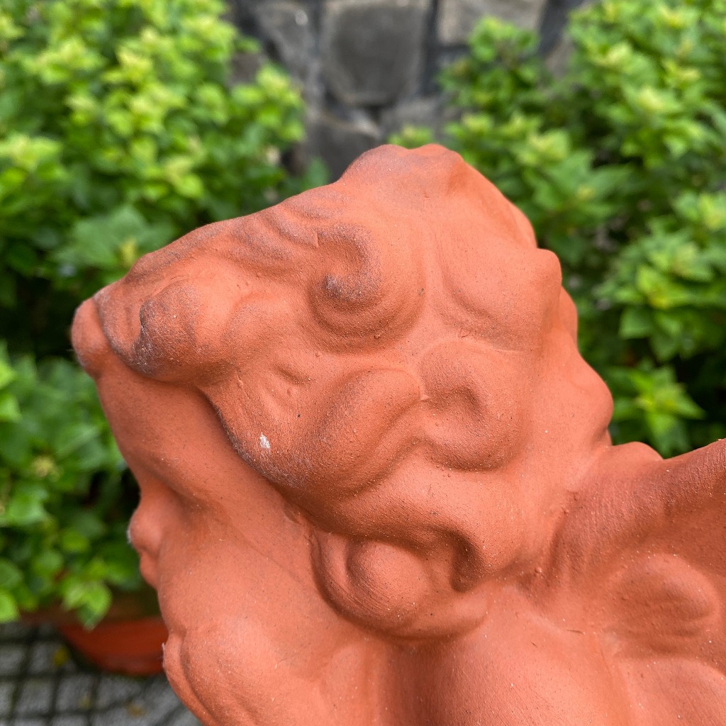 Chậu đất nung - Chậu trồng sen đá, xương rồng - Chậu thiên thần xòe cánh miệng 8cm, cao 15cm