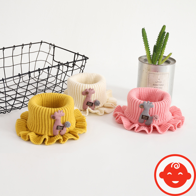 Khăn ống len cổ nhún hình hươu cực ấm áp cho bé yêu