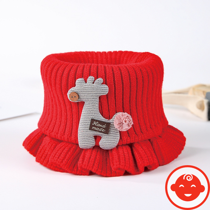 Khăn ống len cổ nhún hình hươu cực ấm áp cho bé yêu