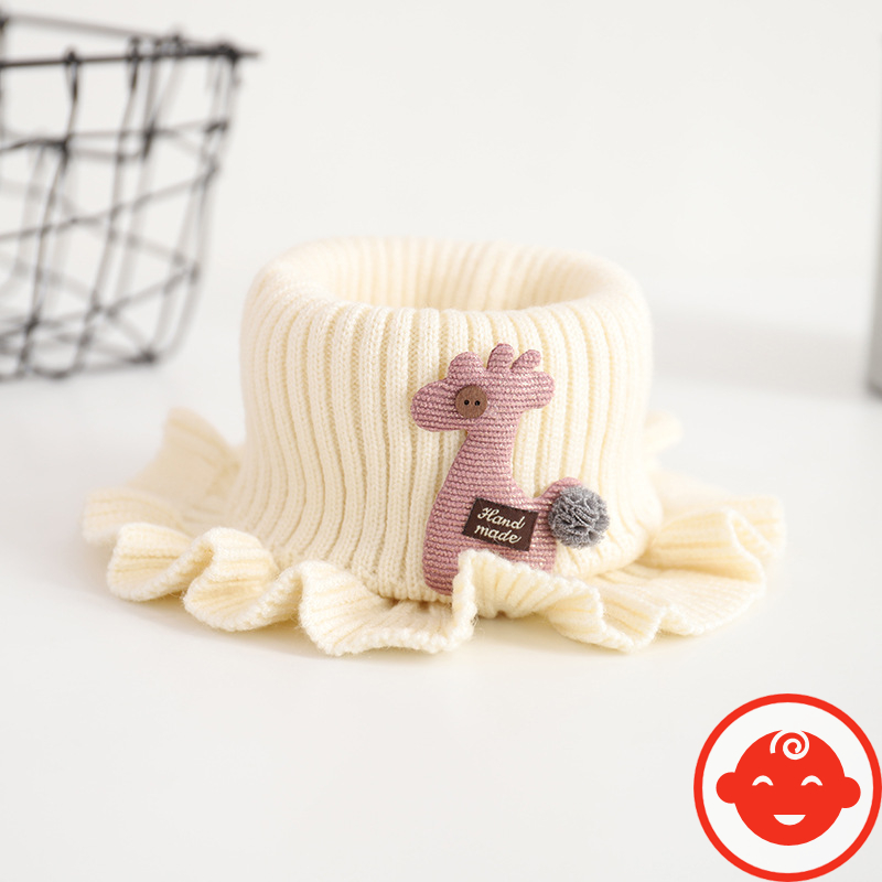 Khăn ống len cổ nhún hình hươu cực ấm áp cho bé yêu