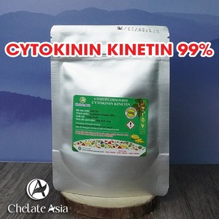 Cytokinin Kinetin 99% (Kích rễ, kích chồi trong nuôi cấy mô...) gói 50g tặng kèm dung môi