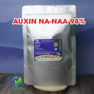Auxin Alpha Na-NAA 98% tan trong nước - Chất kích thích ra rễ, củ, quả (gói 100g)