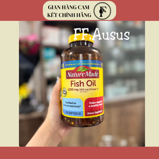 Viên uống dầu cá fish oil nature made 1200mg omega 3 mỹ