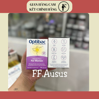 Men Vi Sinh Optibac tím Optibac Probiotics For Women 30 Viên Úc- Giảm Triệu Chứng Phụ Khoa