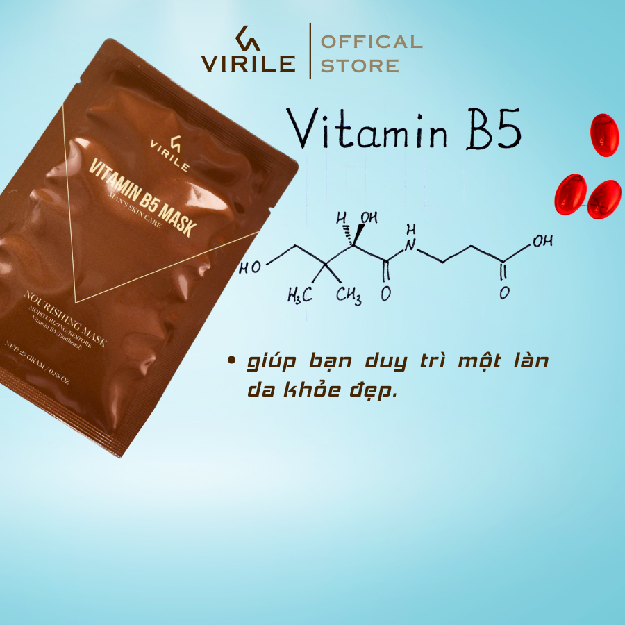 Bộ chăm sóc da toàn diện dành cho các loại da Virile với Sữa rửa mặt, Toner và mặt nạ dưỡng da