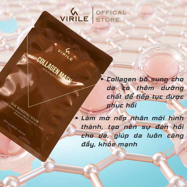 Bộ chăm sóc da toàn diện dành cho các loại da Virile với Sữa rửa mặt, Toner và mặt nạ dưỡng da