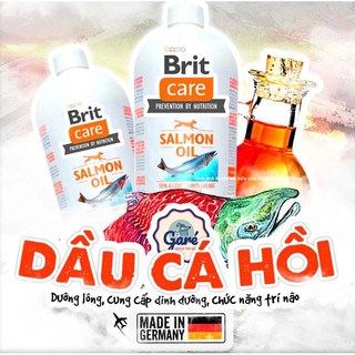 Dầu cá hồi britcare 100ml nhập khẩu đức