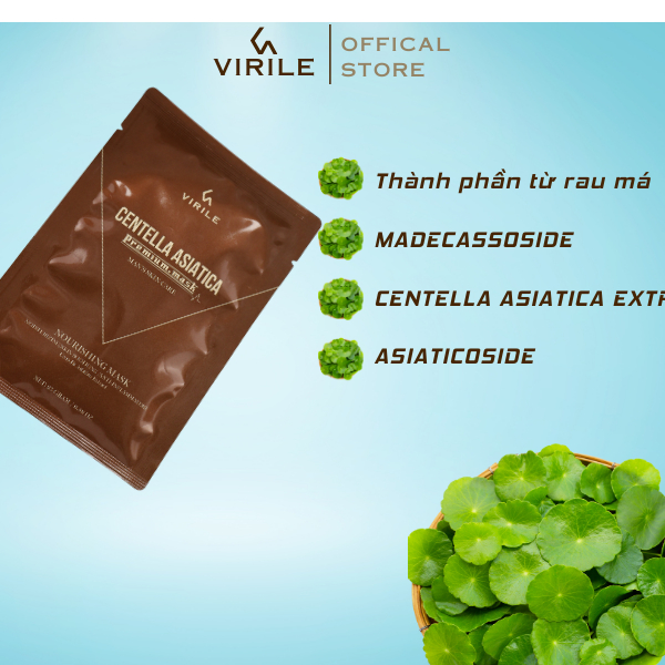 Bộ chăm sóc da toàn diện dành cho các loại da Virile với Sữa rửa mặt, Toner và mặt nạ dưỡng da