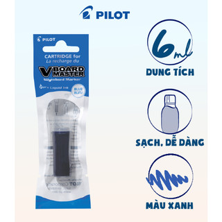 Ống Mực Bút Lông Bảng Pilot V Board Master ( Đen/Đỏ/Xanh )