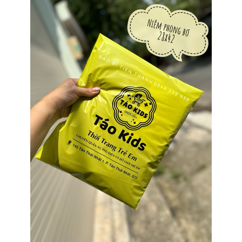 Set 1 kí túi niêm phong gói hàng online siêu tiện lợi