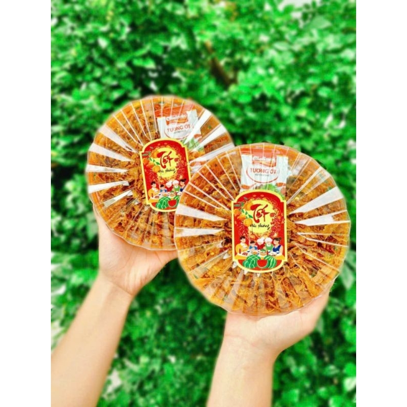 Mực Xé Tẩm Vị - Khay Tia Sáng 280gr