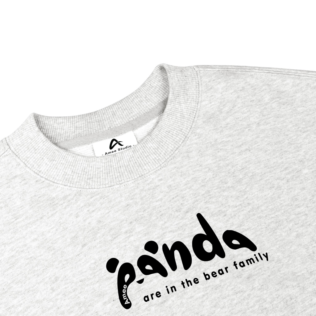 Áo Sweater Nỉ Bông Amee Studio/ Panda