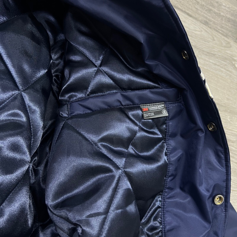 - MLB NE Bomber Pilot Jacket Chần Bông