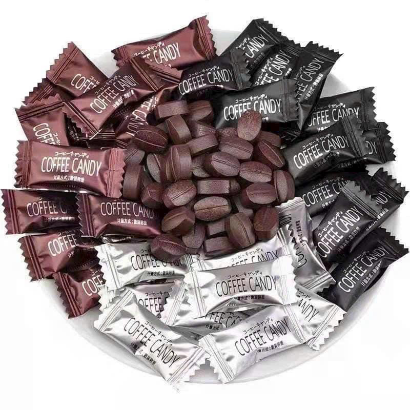 Kẹo Cafe Không Đường Giảm Cân Coffee Candy Mix 8 Vị Siêu Ngon, Lạ Miệng Ăn Cực Cuốn